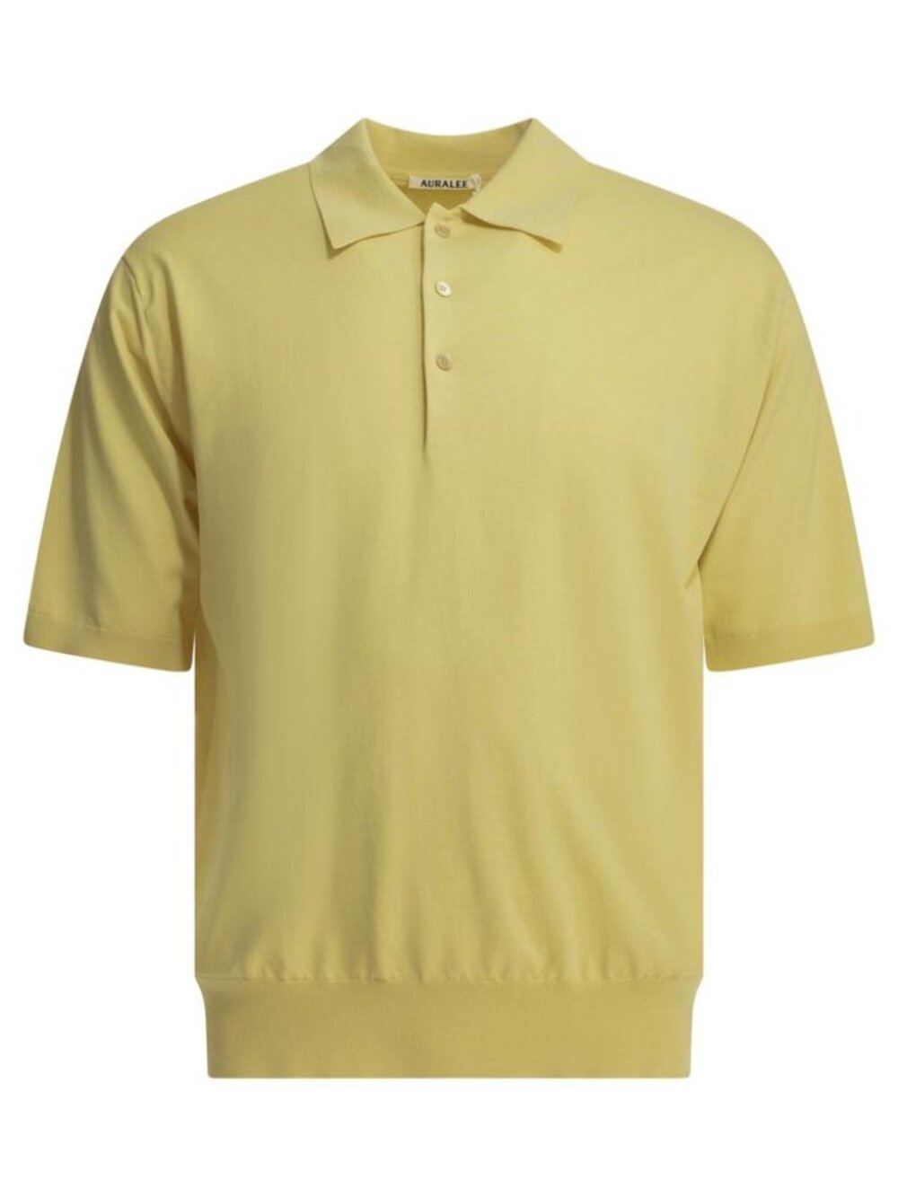Auralee Giza Polo Shirt With Buttons Tag Size 4 Men
